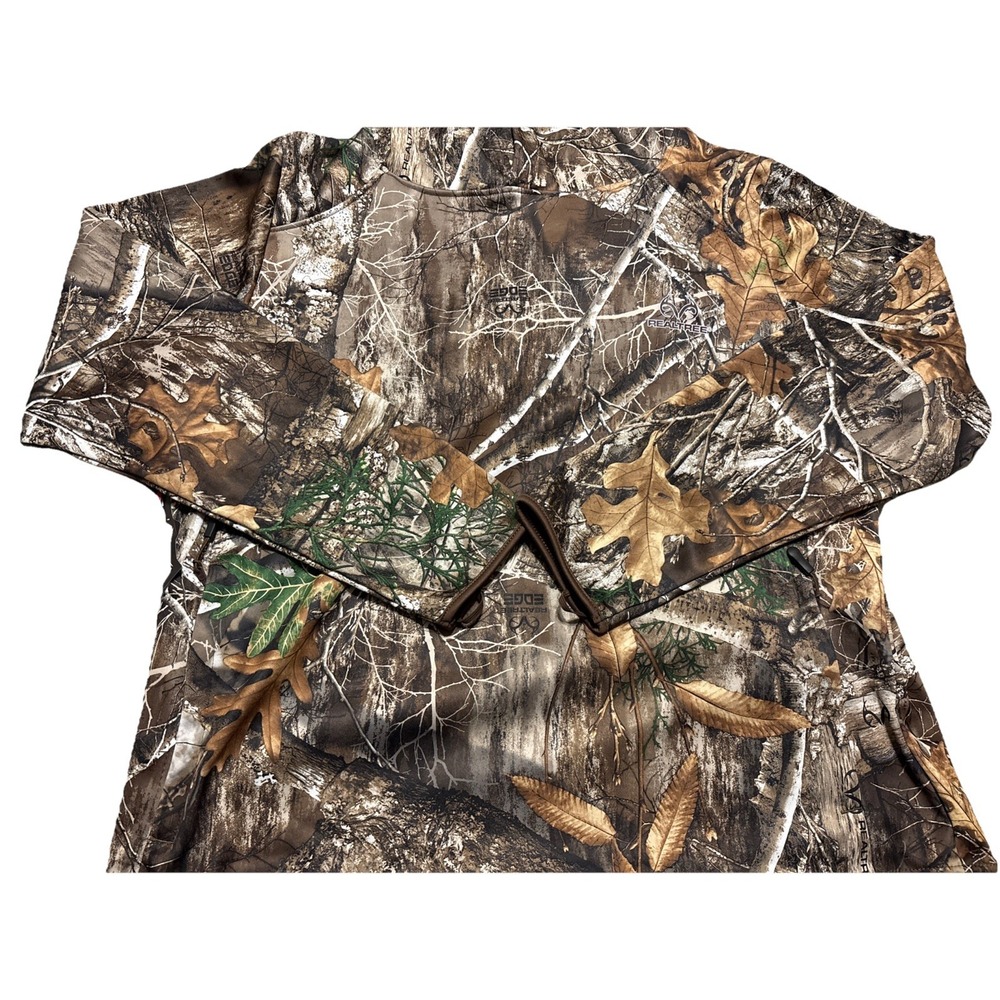 NWT Realtree Edge Camo Women's Tech Hoodie with Face Gaiter Scent Control XXL